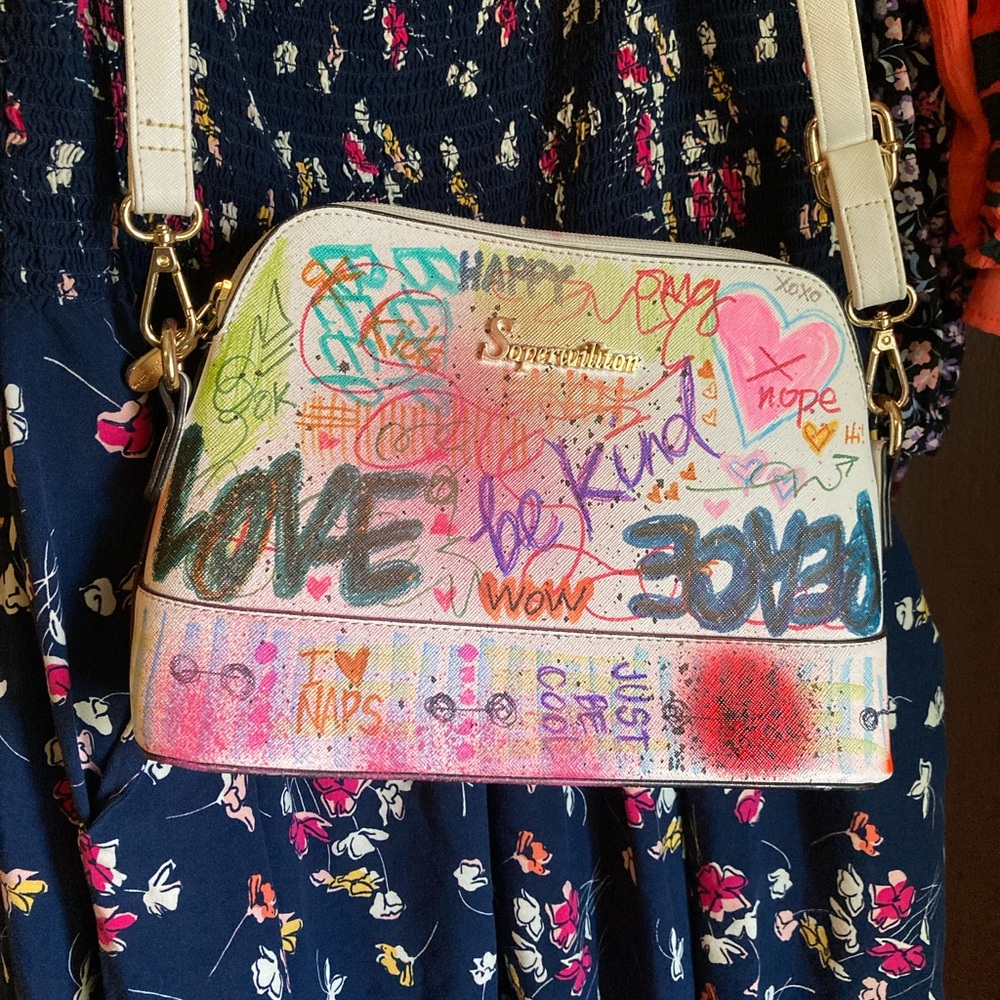 Upcycled Soperwillton Crossbody Bag OOAK